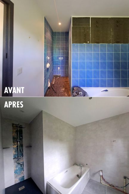 Rénovation salle de bain : avant/après